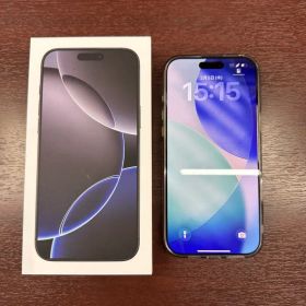 iPhone 16 Pro Max 1TB バッテリー100 ブラックチタニウム