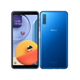 Cランク Galaxy A7 SM-A750C ブルー 楽天モバイル版SIMフリー