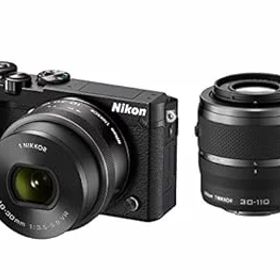 【中古】［非常に良い］Nikon ミラーレス一眼 Nikon1 J5 ダブルズームキット ブラック J5WZBK