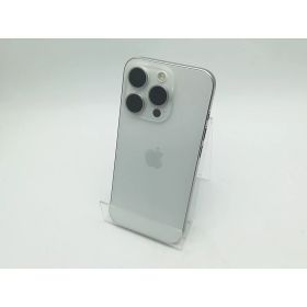 【中古】Apple 国内版 【SIMフリー】 iPhone 15 Pro 128GB ホワイトチタニウム MTU83J/A【柏】保証期間1ヶ月【ランクB】