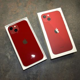 アップル(Apple)のアップル iPhone 13 128GB RED SIMフリーMLNF3J/A(スマートフォン本体)