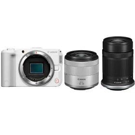 《新品》 Canon (キヤノン) EOS R50 V ダブルズームキット ホワイト [ ミラーレス一眼カメラ | デジタル一眼カメラ | デジタルカメラ ]【KK9N0D18P】発売予定日：2026年3月下旬【発売日以降にお届け】