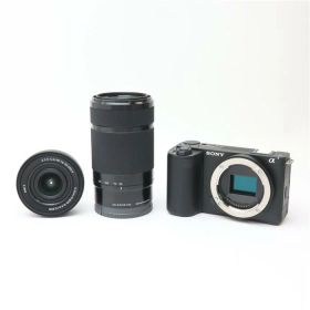 【中古】 《良品》 SONY VLOGCAM ZV-E10 II ダブルズームレンズキット ZV-E10M2X B ブラック [ デジタルカメラ ]
