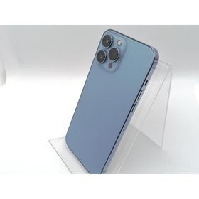 【中古】Apple au 【SIMフリー】 iPhone 13 Pro Max 256GB シエラブルー MLJD3J/A【津田沼】保証期間１ヶ月【ランクC】