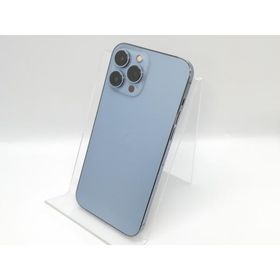 【中古】【赤ロム保証あり】Apple au 【SIMフリー】 iPhone 13 Pro Max 128GB シエラブルー MLJ73J/A【京都】保証期間１ヶ月【ランクC】