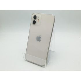 【中古】Apple au 【SIMロック解除済み】 iPhone 12 64GB ホワイト MGHP3J/A【柏】保証期間１週間【ランクC】