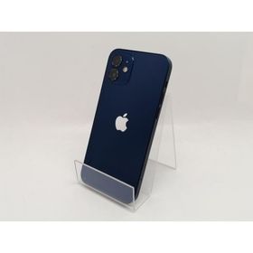 【中古】Apple au 【SIMロック解除済み】 iPhone 12 64GB ブルー MGHR3J/A【津田沼】保証期間１ヶ月【ランクC】