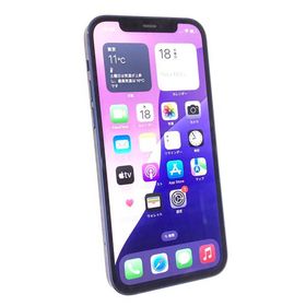 中古 Apple iPhone12 128GB ブルー MGHX3J／A SIMフリー ※赤ロム保証あります