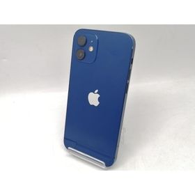 【中古】Apple docomo 【SIMロック解除済み】 iPhone 12 64GB ブルー MGHR3J/A【池袋東口】保証期間１ヶ月【ランクC】