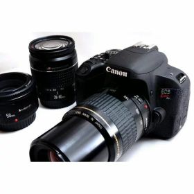 【中古】キヤノン Canon EOS Kiss X9i トリプルズームセット 美品