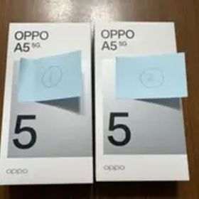 【2台まとめ】OPPO A5 5G グリーン SIMなし