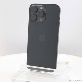 〔中古〕Apple(アップル) iPhone15 Pro Max 1TB ブラックチタニウム MU6Y3J／A SIMフリー〔262-ud〕