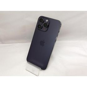 【中古】【赤ロム保証あり】Apple 楽天モバイル 【SIMフリー】 iPhone 14 Pro Max 256GB ディープパープル MQ9E3J/A【川崎】保証期間１ヶ月【ランクC】