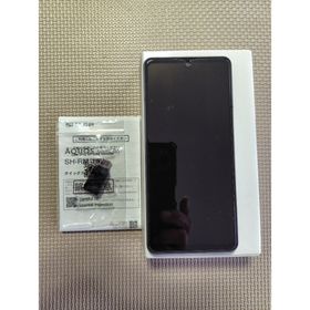 シャープ(SHARP)のSHARP AQUOS sense6s SH-RM19s ブラック(スマートフォン本体)