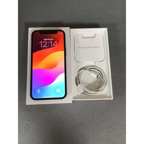 アイフォーン(iPhone)の美品 国内版 SIMフリー iPhone12 mini 128GB ブラック色(スマートフォン本体)