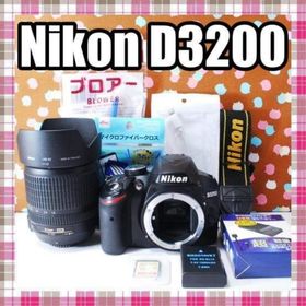 ✨高性能レンズ付き✨スマホ転送可能✨Nikon D3200 レンズセット(デジタル一眼)