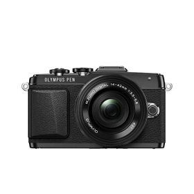 【中古】【1年保証】【美品】OLYMPUS PEN Lite E-PL7 EZレンズキット ブラック