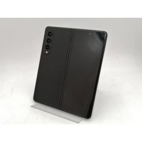 【中古】SAMSUNG au 【SIMフリー】 Galaxy Z Fold3 5G ファントムブラック 12GB 256GB SCG11【なんば】保証期間１ヶ月【ランクB】