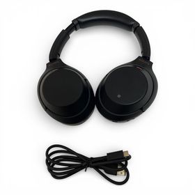 ソニー(SONY)の◯ ソニー SONY ワイヤレスノイズキャンセリングヘッドホン WH-1000XM3 ブラック 最大30時間連続再生 1100-3557(ヘッドフォン/イヤフォン)