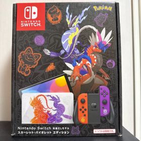 【新品未開封】Nintendo Switch 有機ELモデル スカーレット・バ…