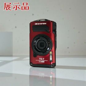（展示品）オリンパス OM SYSTEM オーエムシステム Tough TG-7 レッド 防水 耐衝撃 マクロ対応【訳アリ】