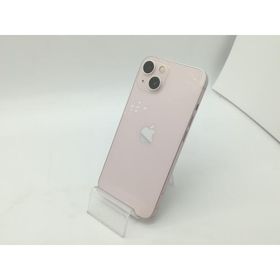 【中古】Apple au 【SIMフリー】 iPhone 13 128GB ピンク MLNE3J/A【大阪本店】保証期間１ヶ月【ランクC】