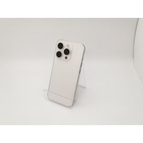 【中古】Apple 国内版 【SIMフリー】 iPhone 15 Pro 128GB ホワイトチタニウム MTU83J/A【神戸】保証期間１ヶ月【ランクC】