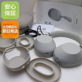 ソニー(SONY)の良品中古 WH-1000XM6 プラチナシルバー ワイヤレスヘッドホン SONY 即日発送 土日祝発送OK M999(ヘッドフォン/イヤフォン)