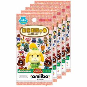 どうぶつの森amiiboカード第4弾(5パックセット)