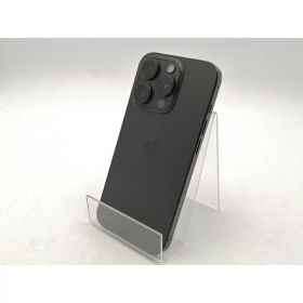 【中古】Apple 国内版 【SIMフリー】 iPhone 15 Pro 256GB ブラックチタニウム MTUC3J/A【ECセンター】保証期間1ヶ月【ランクB】