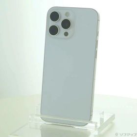 【中古】Apple(アップル) iPhone16 Pro Max 256GB ホワイトチタニウム MYWH3J／A SIMフリー 【348-ud】