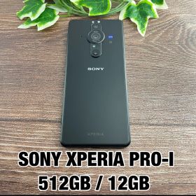 【美品】SONY XPERIA PRO-I 512GB 12GB 6.5インチ XQ-BE42 フロストブラック バッテリー良好 Y876475