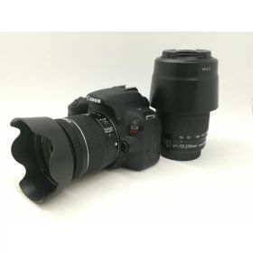 【中古】Canon EOS Kiss X9 ダブルズームキット ブラック【札幌】保証期間1ヶ月【ランクB】
