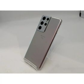 【中古】SAMSUNG docomo 【SIMロック解除済み】 Galaxy S21 Ultra 5G ファントムシルバー 12GB 256GB SC-52B【浜松駅前】保証期間1ヶ月【ランクB】