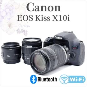 超美品✨シリーズ最新機種✨Canon Eos KissX10i✨トリプルレンズ