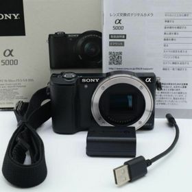 シャッター数2003!元箱付き■極上品■ SONYソニー α5000 ボディ(ミラーレス一眼)