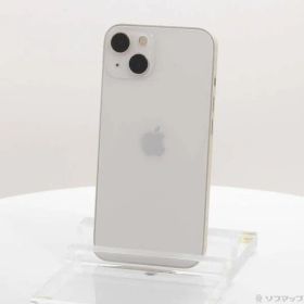 ソフマップ 〔中古品〕 iPhone13 128GB スターライト MLND3J／A SIMフリー【305】