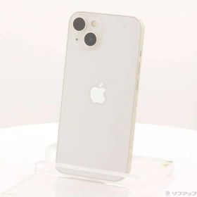 ソフマップ 〔中古品〕 iPhone13 128GB スターライト MLND3J／A SIMフリー【295】