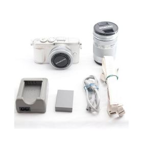 OLYMPUS ミラーレス一眼カメラ PEN E-PL10 EZダブルズームキット ホワイト