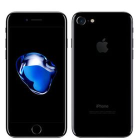 アップル(Apple)のバッテリー90%以上 iPhone7 128GB ジェットブラック SIMフリー 本体 スマホ iPhone 7 アイフォン アップル apple 【送料無料】 ip7mtm464b(スマートフォン本体)