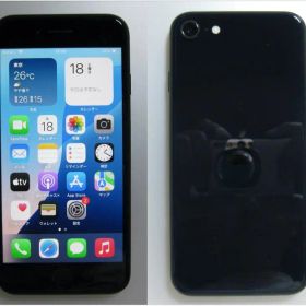 保証あり 電池新品100％ iPhoneSE３ 64GB SIMフリー