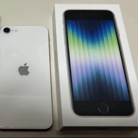 iPhone SE 第3世代 SIMフリー 64GB ホワイト 美品 外箱付