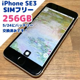 【バッテリー容量100%】☆iPhone SE3 本体 256GB SIMフリー