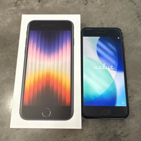 iPhone SE 第3世代（SE3）128GB ミッドナイト本体 初期化済み