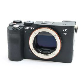 【中古】 《良品》 SONY α7C ボディ ILCE-7C ブラック【ホットシューバネファインダーカバー部品交換/各部点検済】 [ デジタルカメラ ]