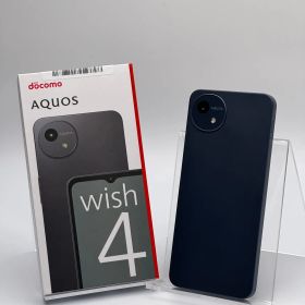 【箱付き中古A】AQUOS wish4 SH-52E ブラック SIMフリー 白ロム
