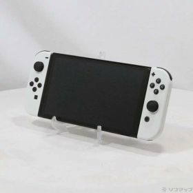 【中古】Nintendo(任天堂) Nintendo Switch 有機ELモデル Joy-Con(L)／(R) ホワイト 【349-ud】