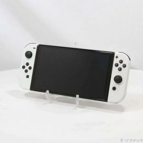 【中古】Nintendo(任天堂) Nintendo Switch 有機ELモデル Joy-Con(L)／(R) ホワイト 【348-ud】