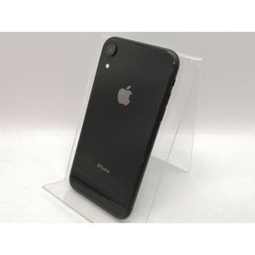 【中古】Apple au 【SIMロック解除済み】 iPhone XR 64GB ブラック MT002J/A【高崎モントレー】保証期間１ヶ月【ランクC】