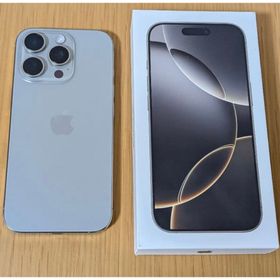 アイフォーン(iPhone)のiPhone 16 pro 128GB ナチュラルチタニウム(スマートフォン本体)
